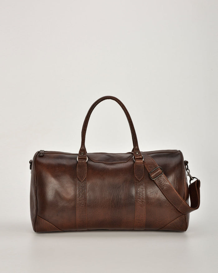 Carrington Leather Barrel Style Duffel