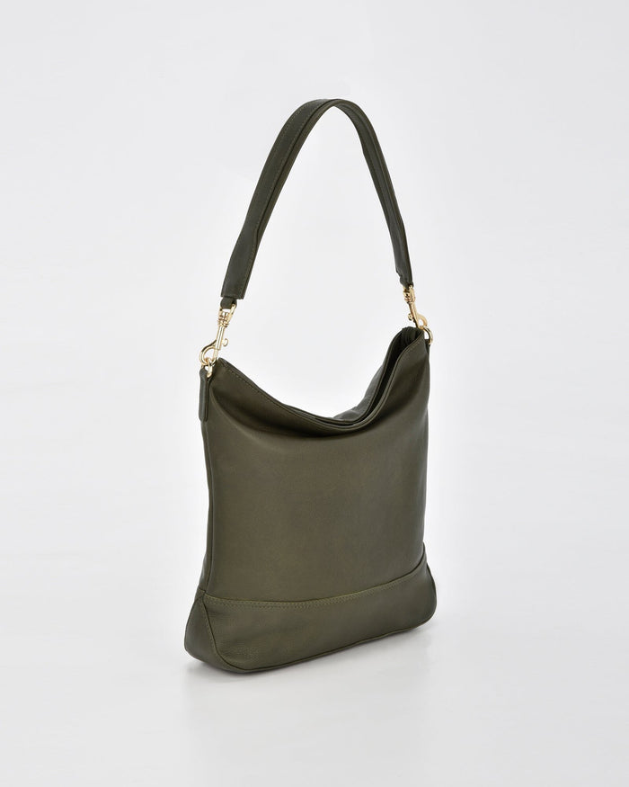 Cecilia Leather Bucket Shoulder Bag