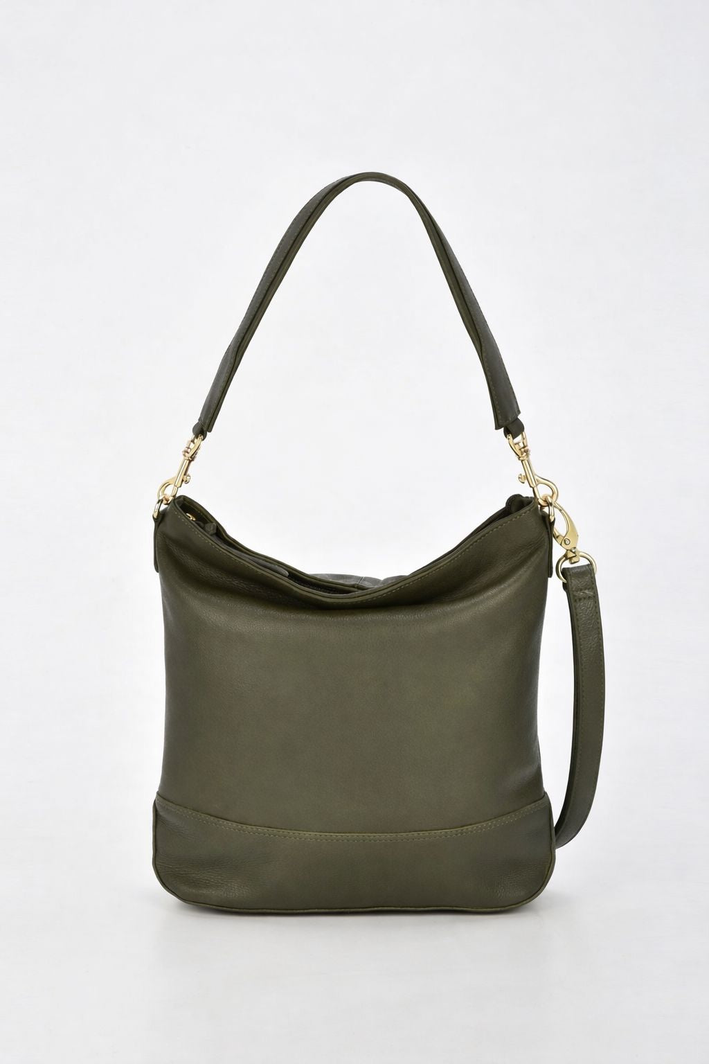 Cecilia Leather Bucket Shoulder Bag
