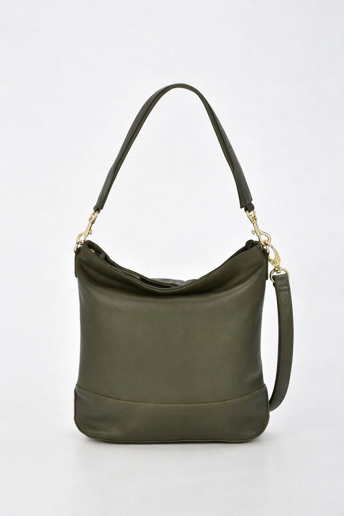 Cecilia Leather Bucket Shoulder Bag