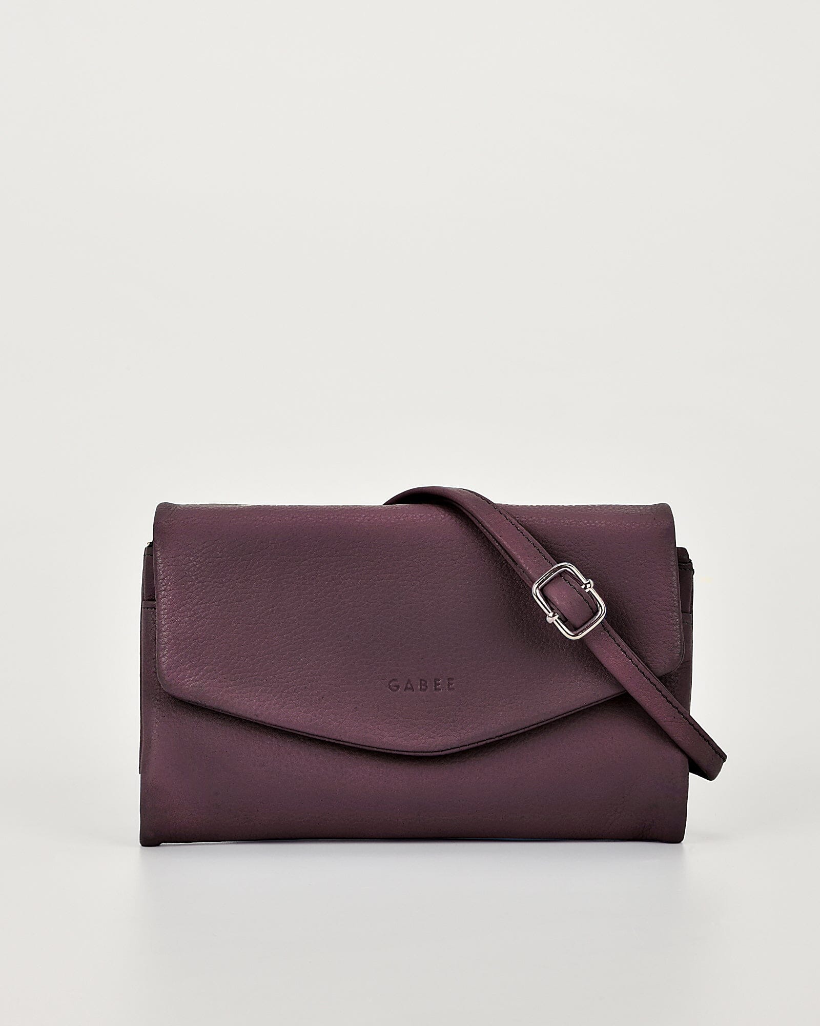 Leather crossbody wallet hotsell