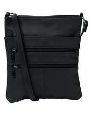Claudine Leather Everyday Crossbody in Black – Cobb & Co