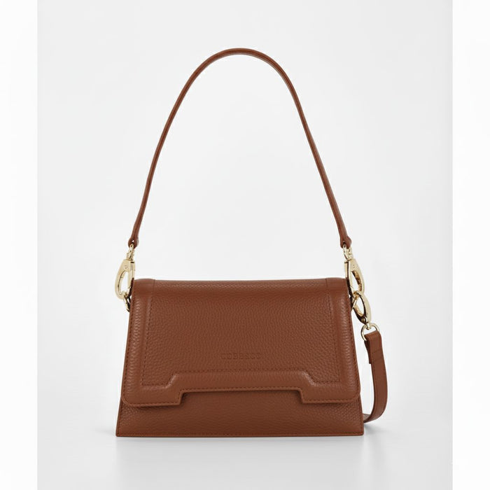 Concord Washed Leather Structure Crossbody Shoulder Bag