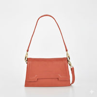Concord Washed Leather Structure Crossbody Shoulder Bag