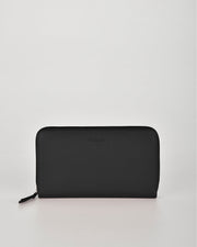 Creswick RFID Safe Zip Around Leather Wallet - Black