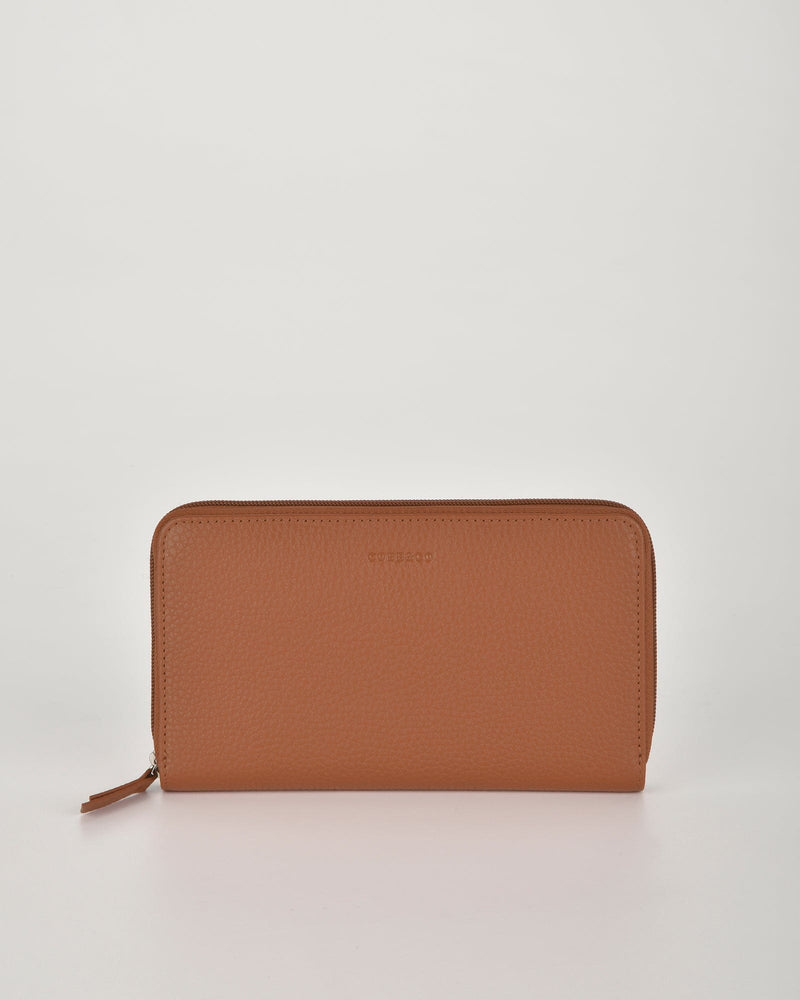 Creswick RFID Safe Zip Around Leather Wallet
