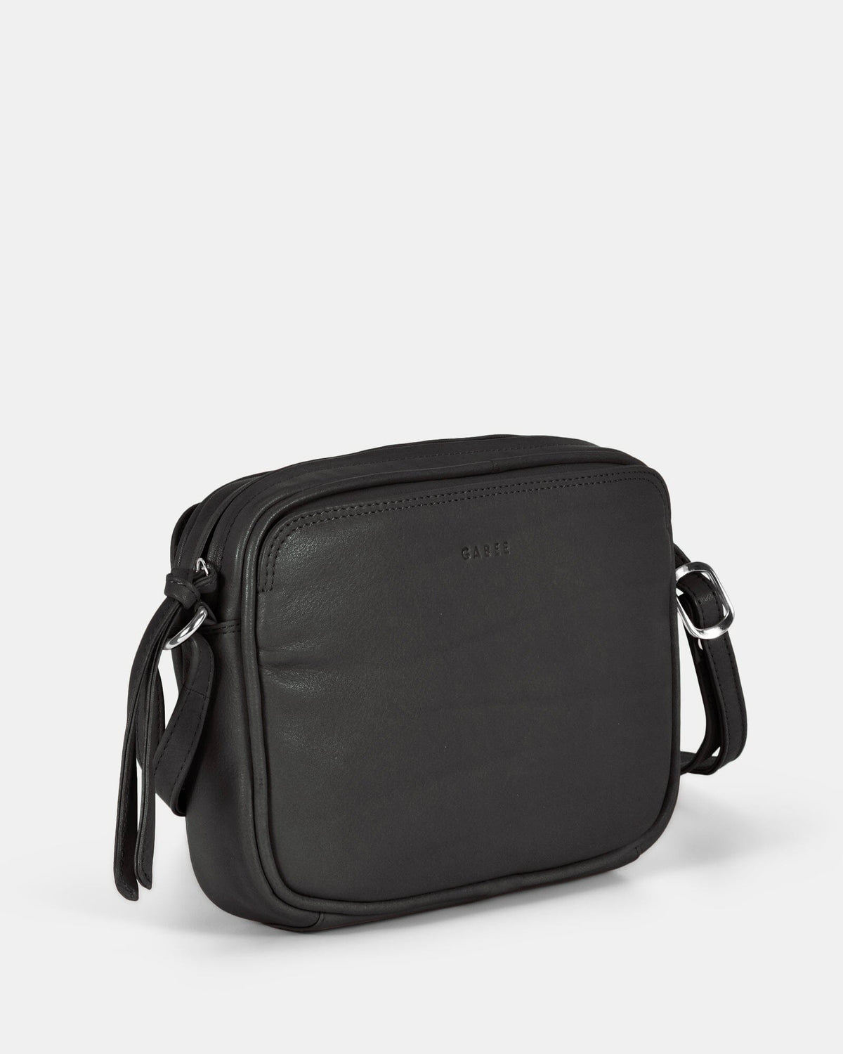 Darcy Leather Crossbody - Black