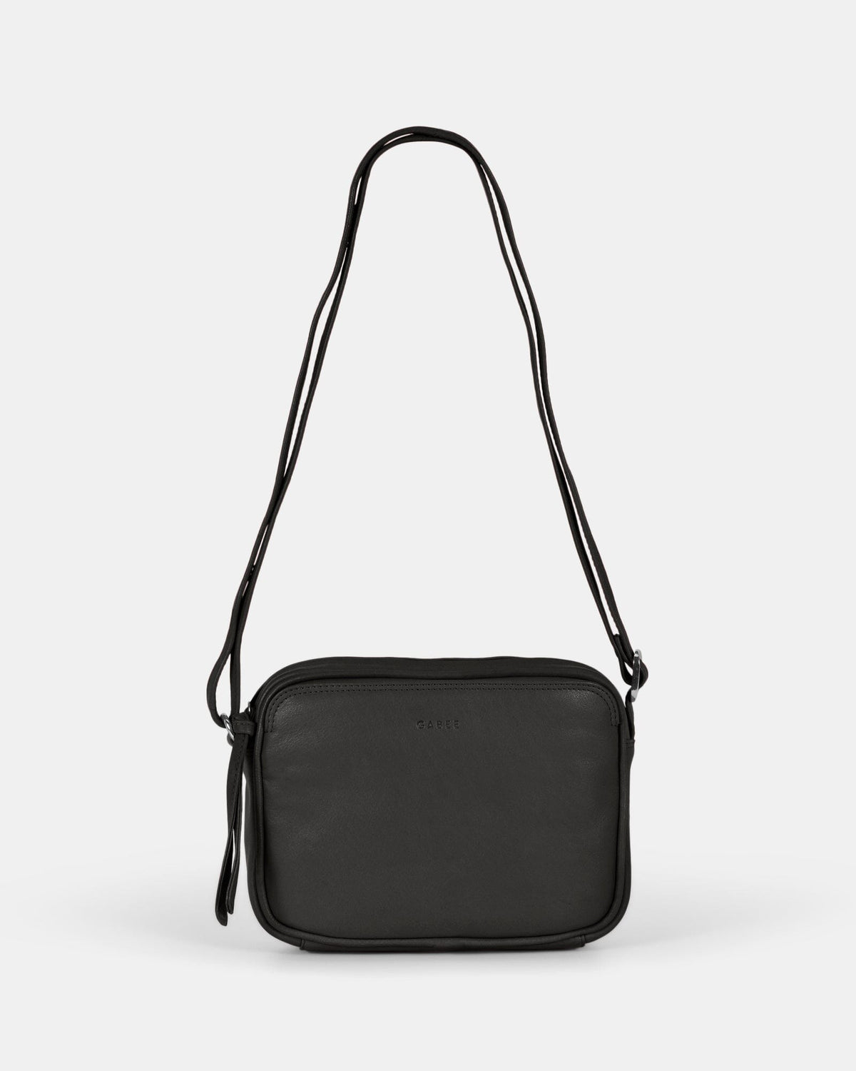 Darcy Leather Crossbody - Black