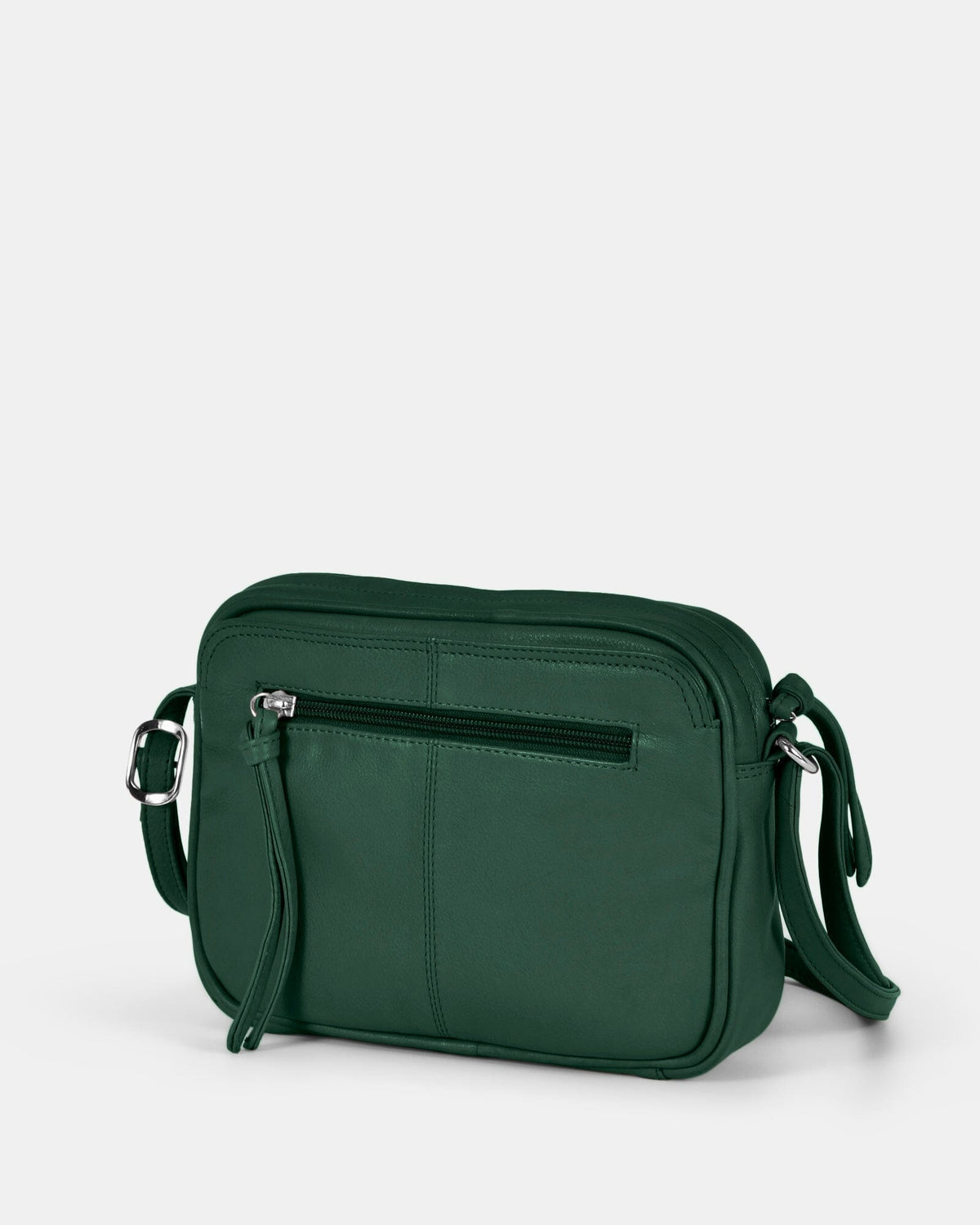 Darcy Leather Crossbody - Forest
