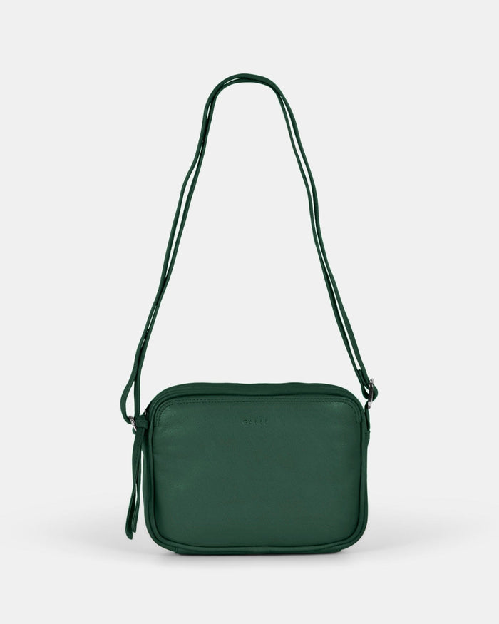 Darcy Leather Crossbody - Forest