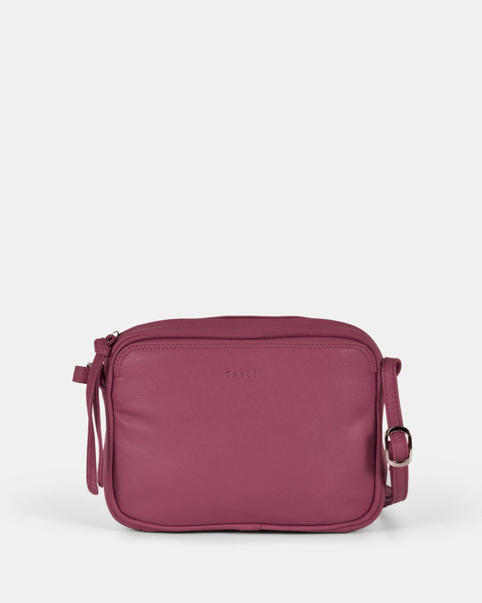 Darcy Leather Crossbody - Mulberry