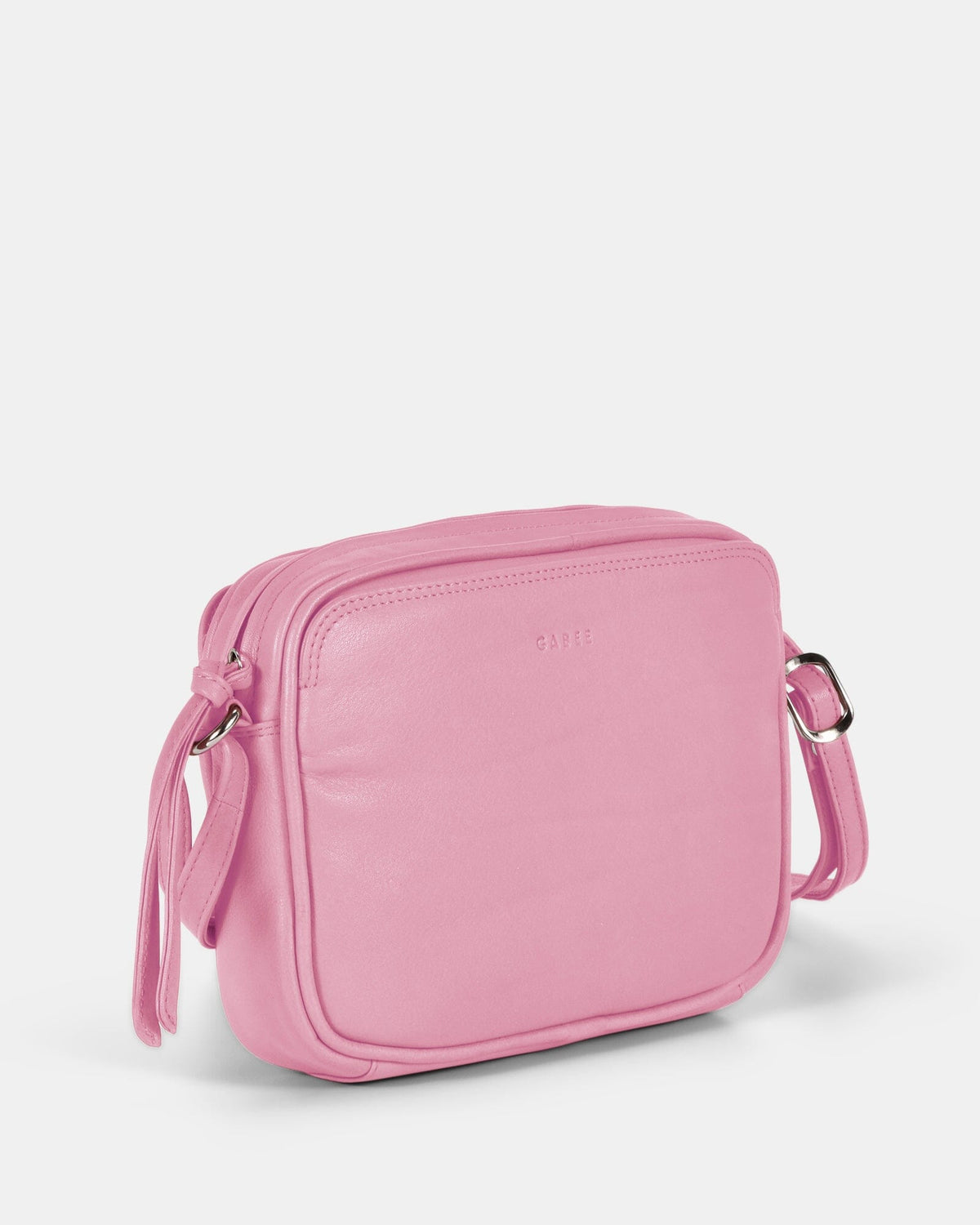 Darcy Leather Crossbody - Pink