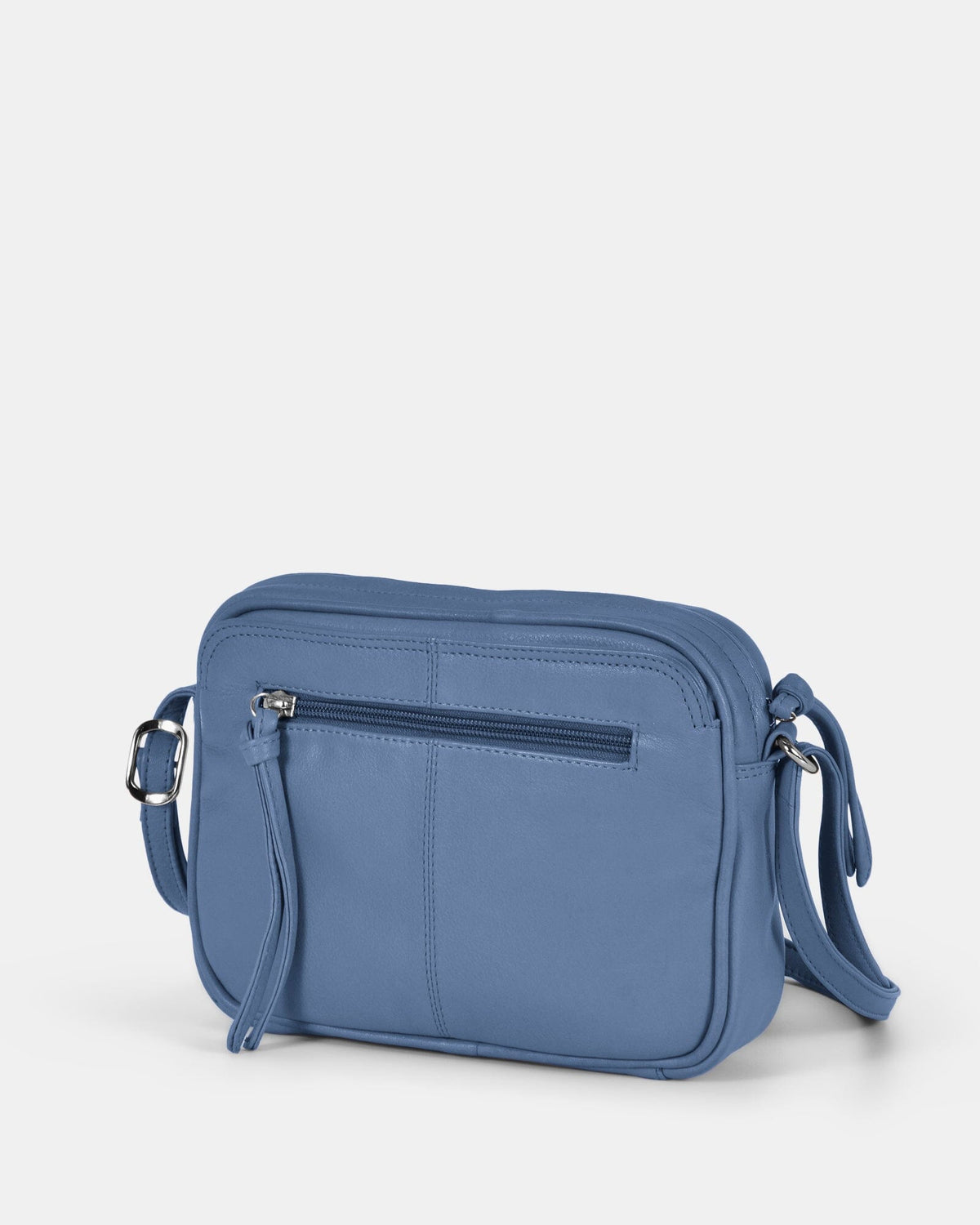 Darcy Leather Crossbody - Powder