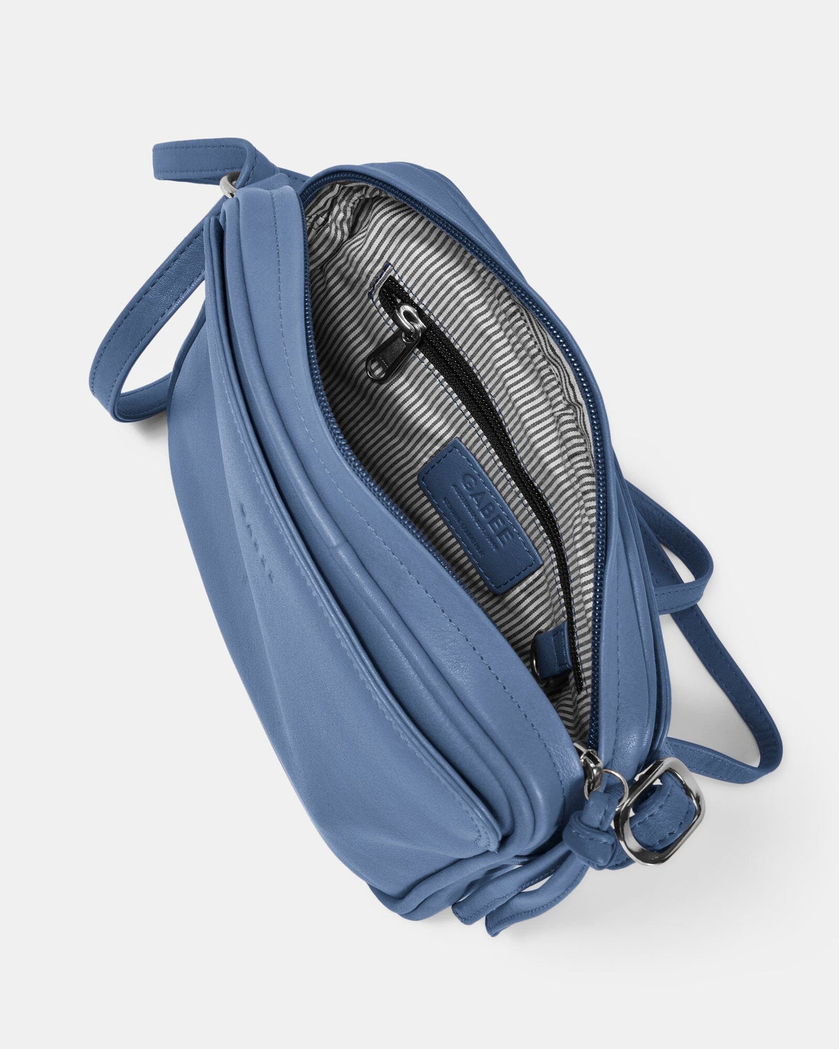 Darcy Leather Crossbody - Powder