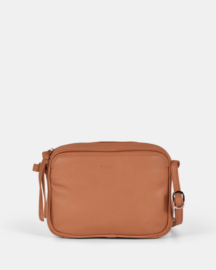 Darcy Leather Crossbody - Tan