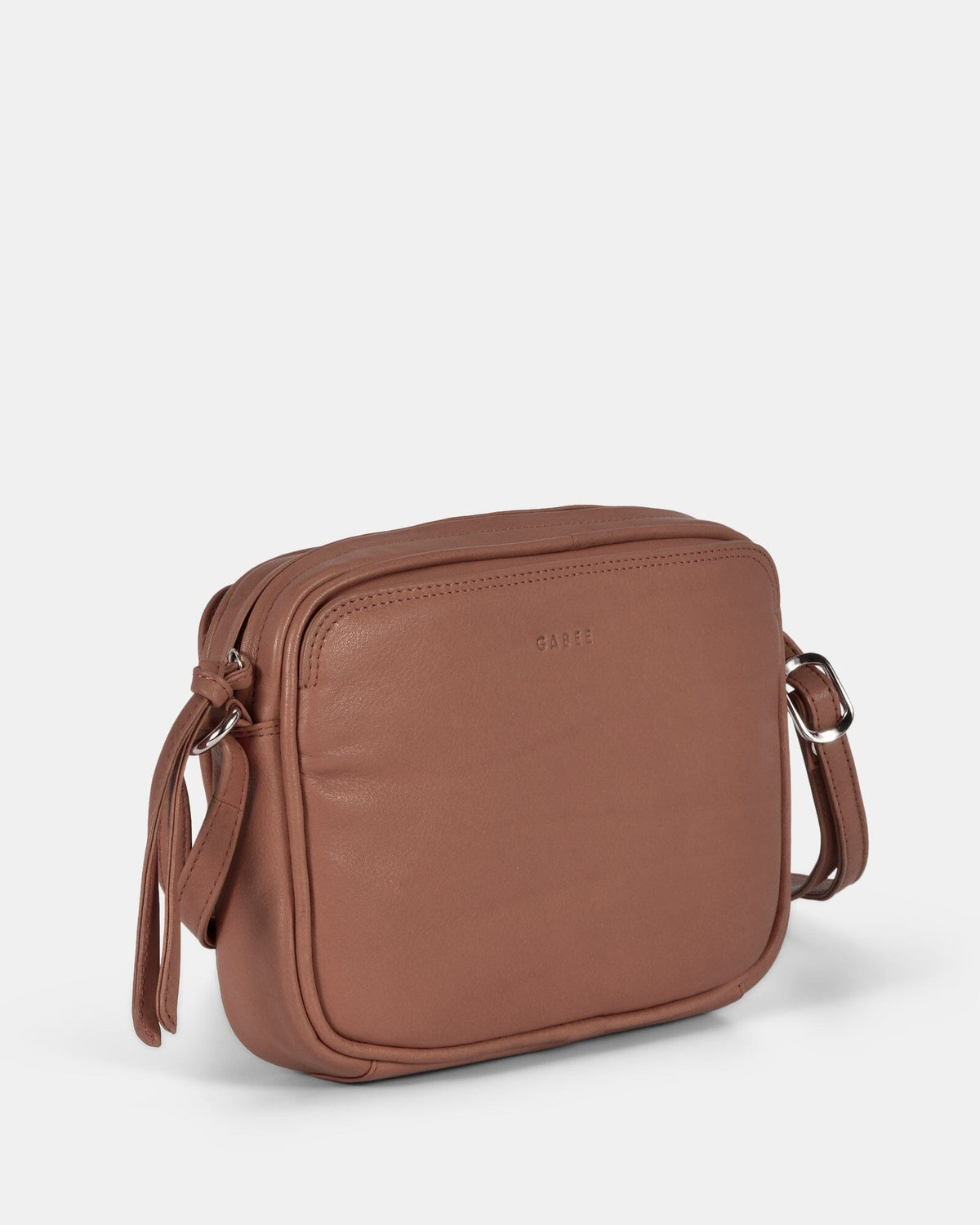 Darcy Leather Crossbody - Taupe