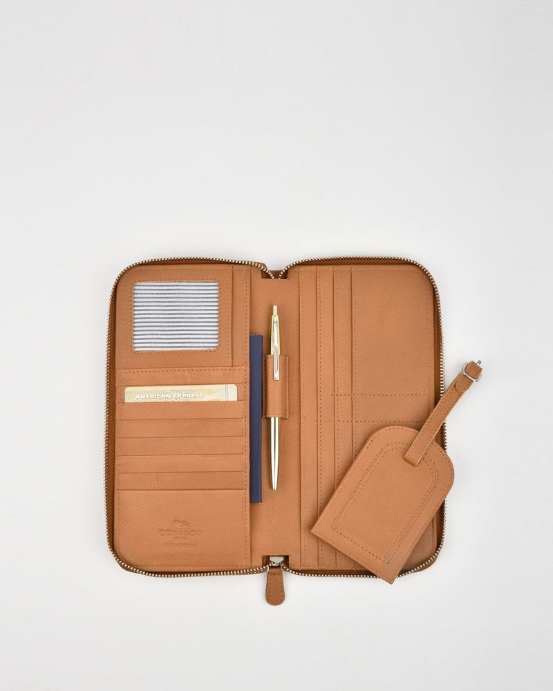 Voyage Pack - Leather Passport/Document RFID Wallet & Luggage Tag