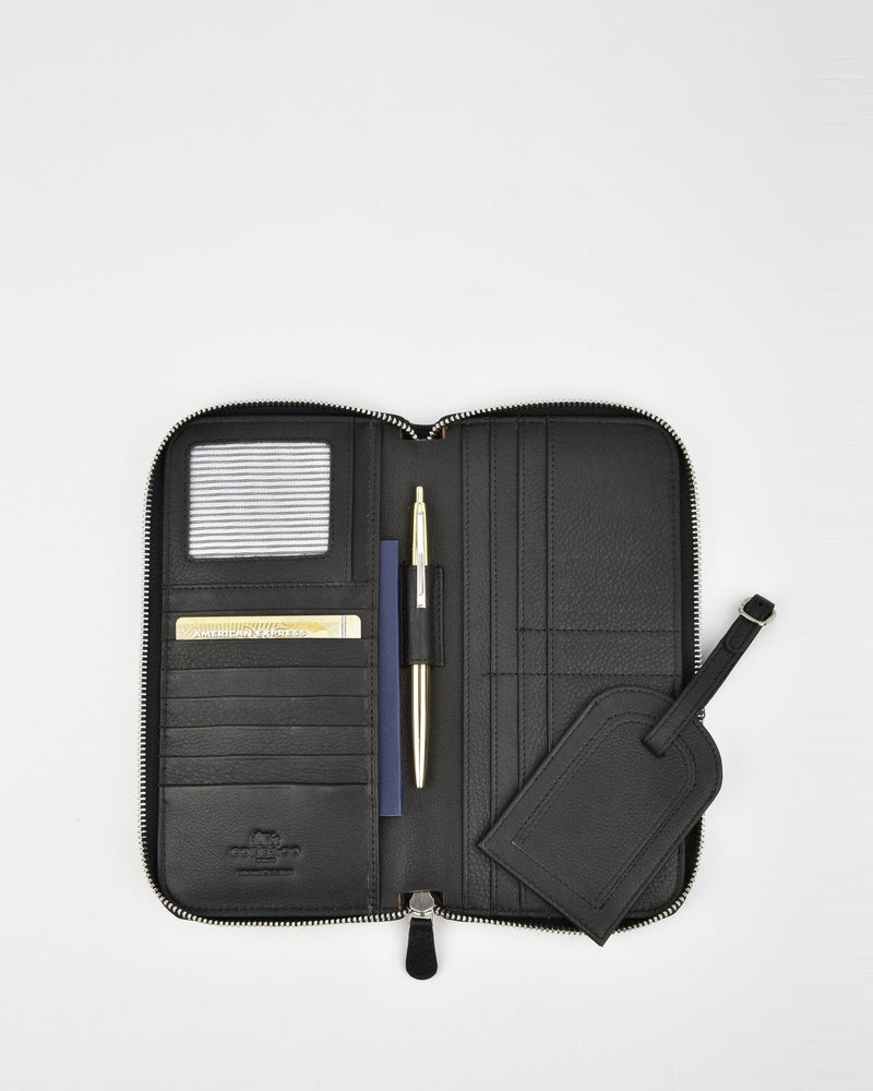 Voyage Pack - Leather Passport/Document RFID Wallet & Luggage Tag