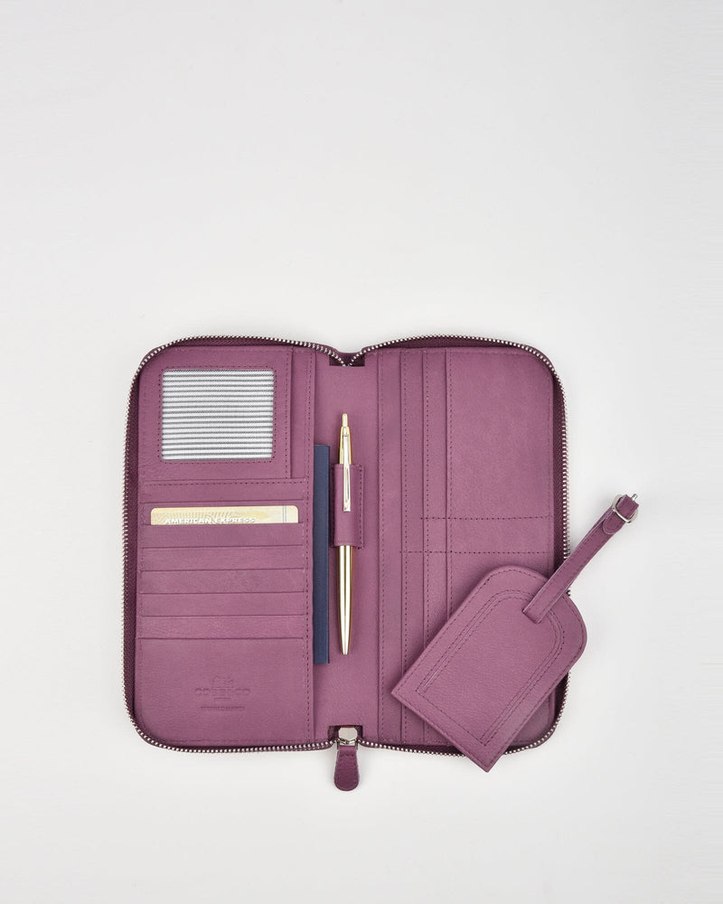 Voyage Pack - Leather Passport/Document RFID Wallet & Luggage Tag