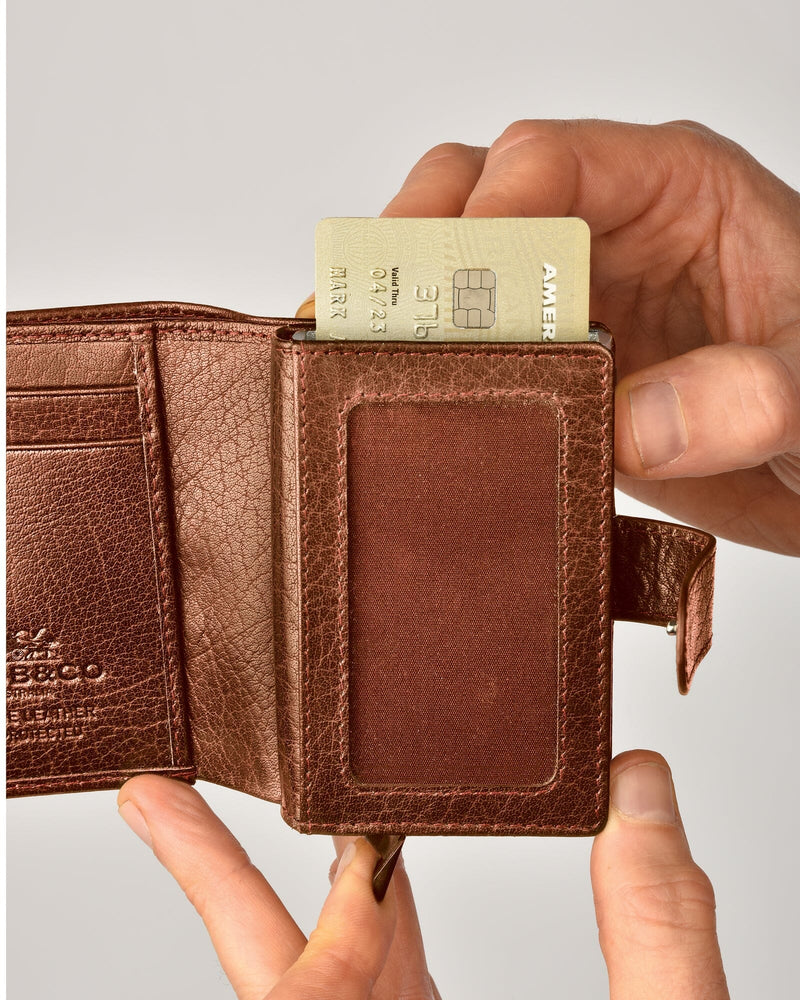 Dixon RFID Leather & Safe Metal Card Holder