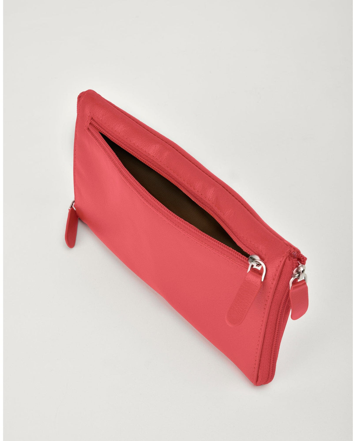 Dublin Glasses Soft Leather Double Sided Case - Coral