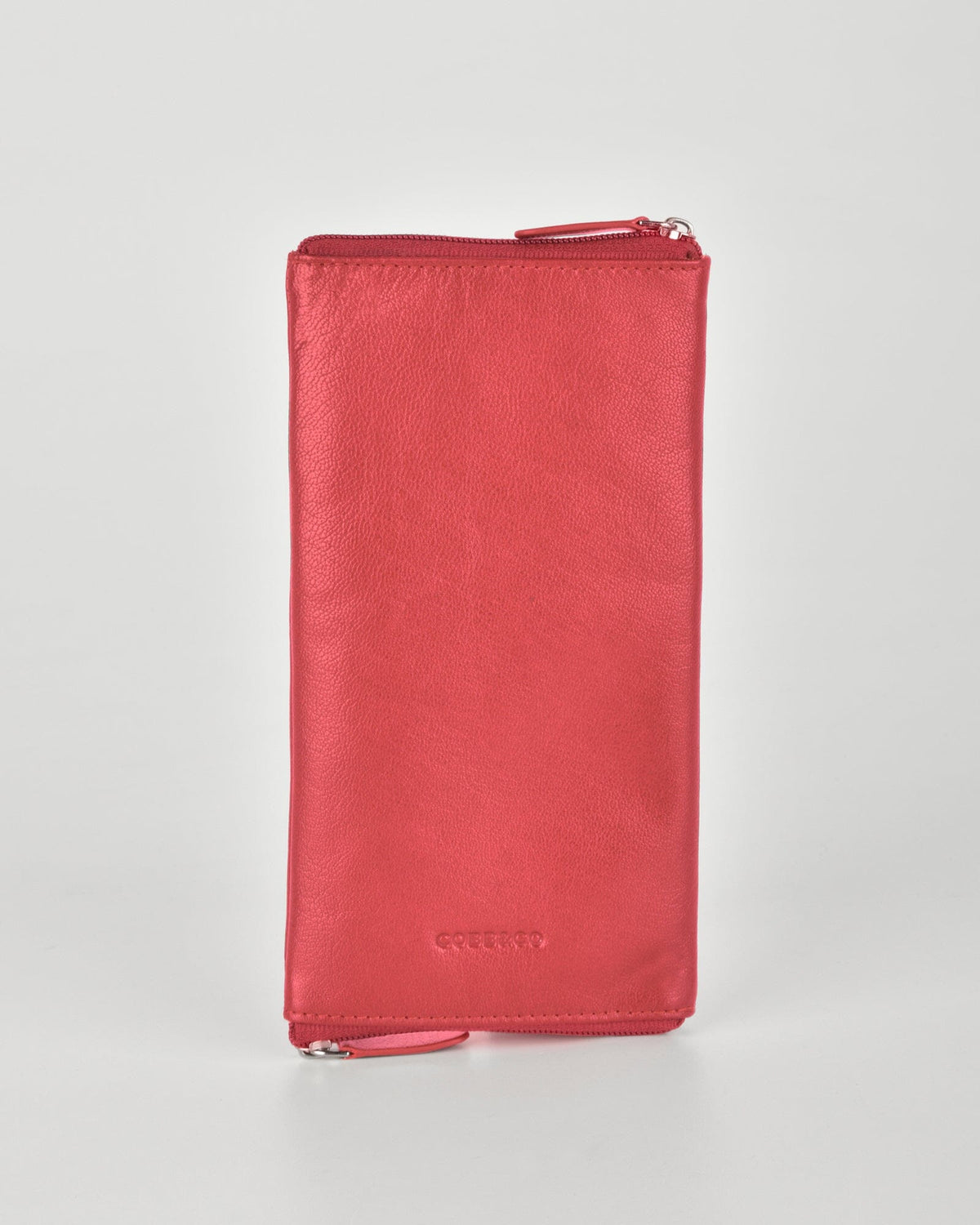 Dublin Glasses Soft Leather Double Sided Case - Coral
