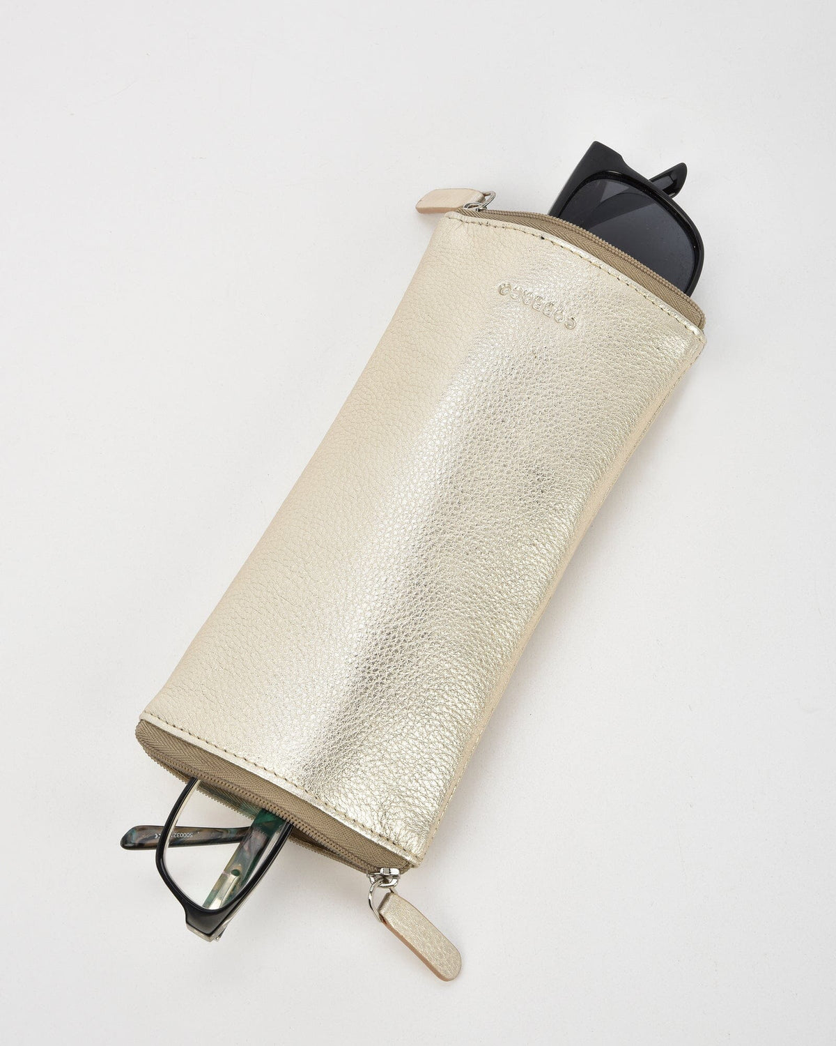 Dublin Glasses Soft Leather Double Sided Case - Gold