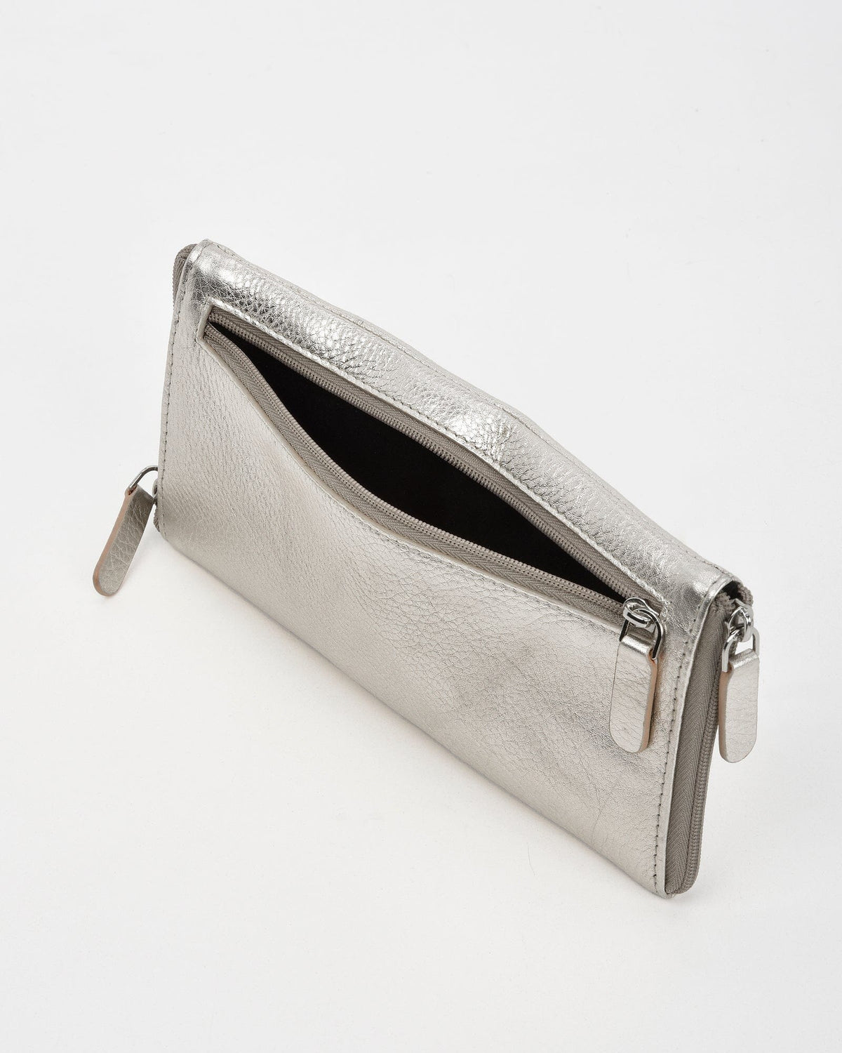 Dublin Glasses Soft Leather Double Sided Case - Silver