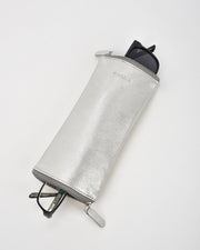 Dublin Glasses Soft Leather Double Sided Case - Silver