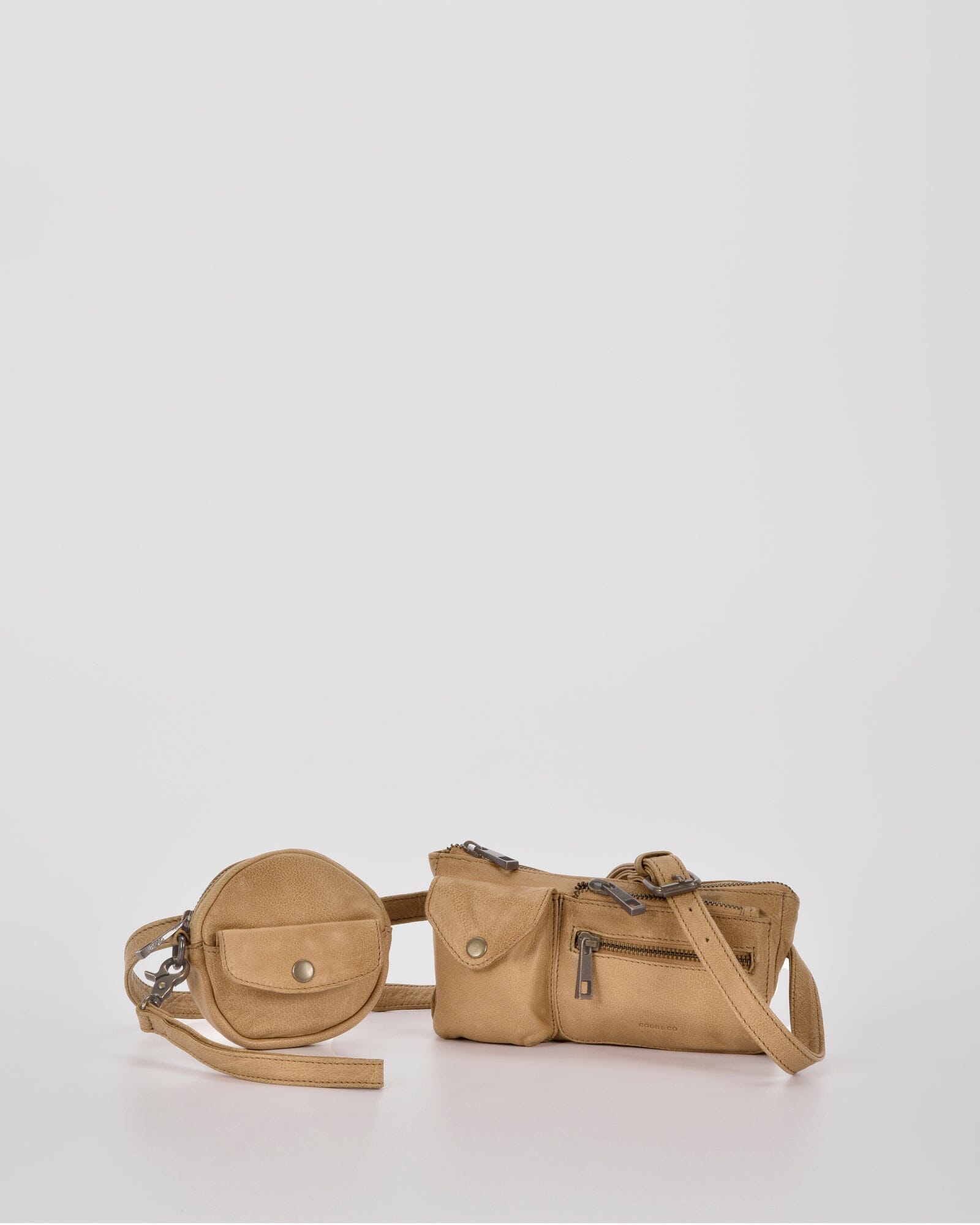 Detachable leather deals belt bag