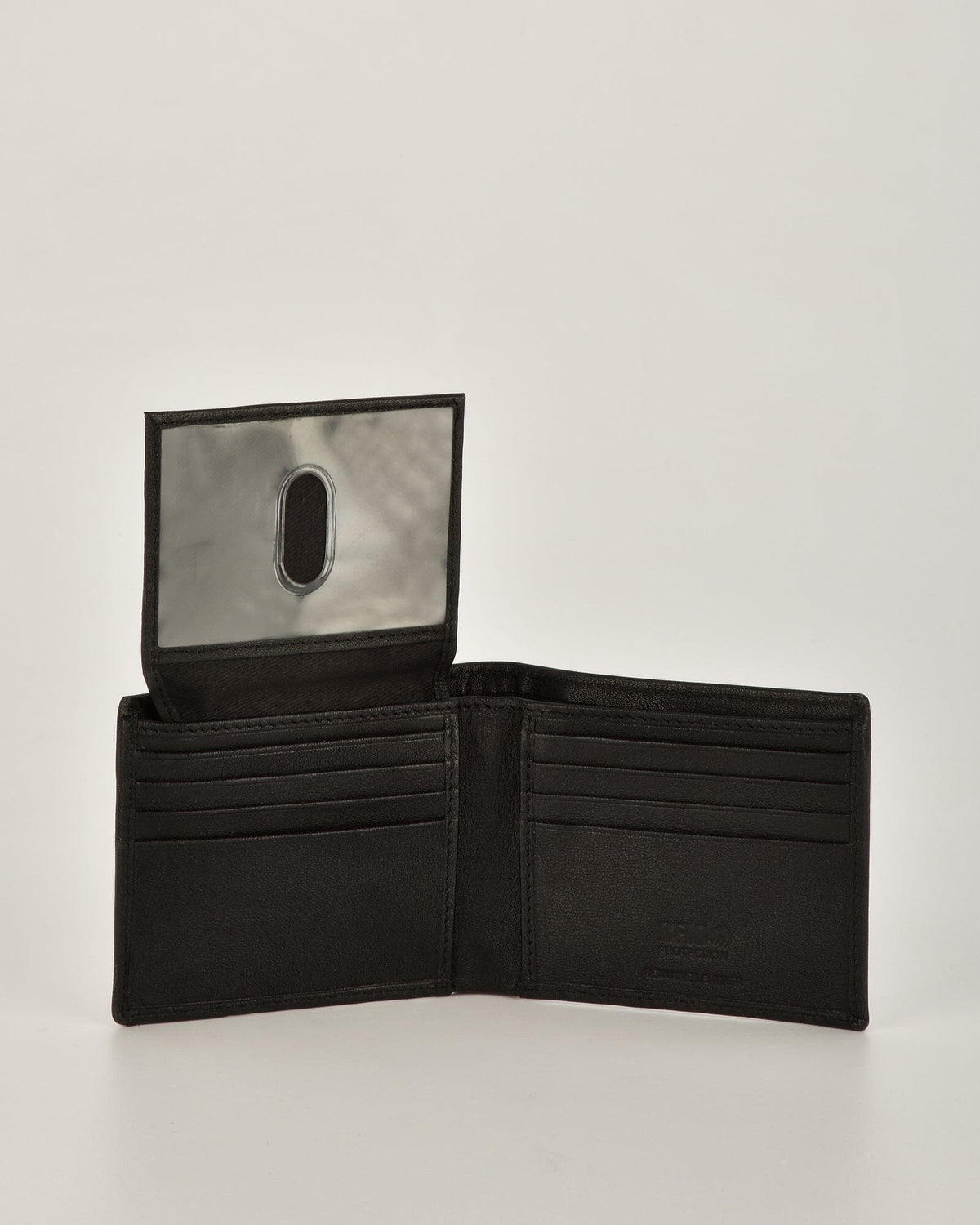 Dyson Leather RFID Wallet w/ Fold Out Up Card Section