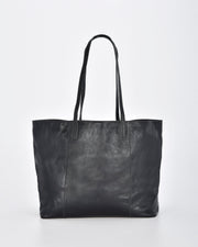 Elara Metallic Leather Hobo