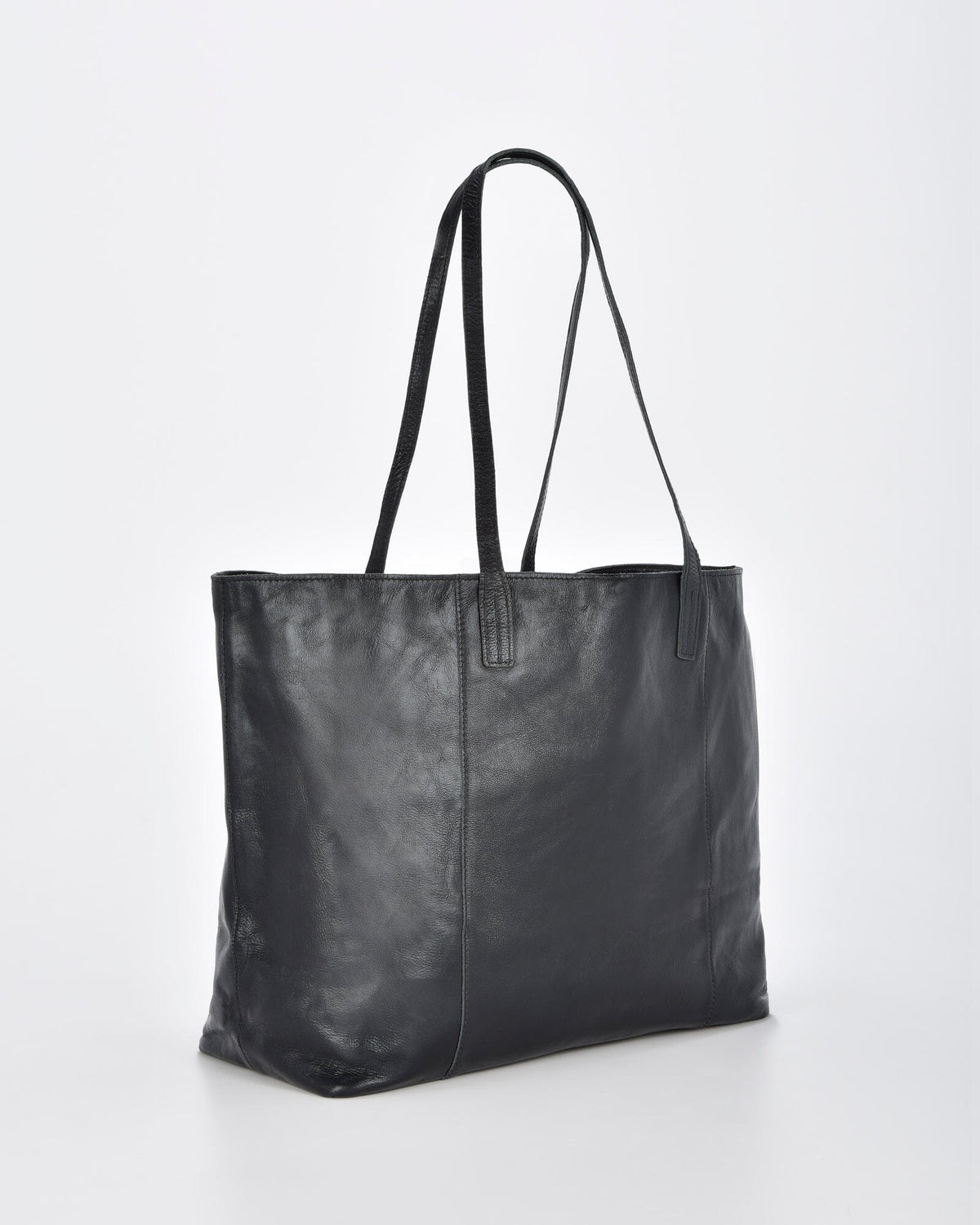 Elara Patent Leather Hobo - Black