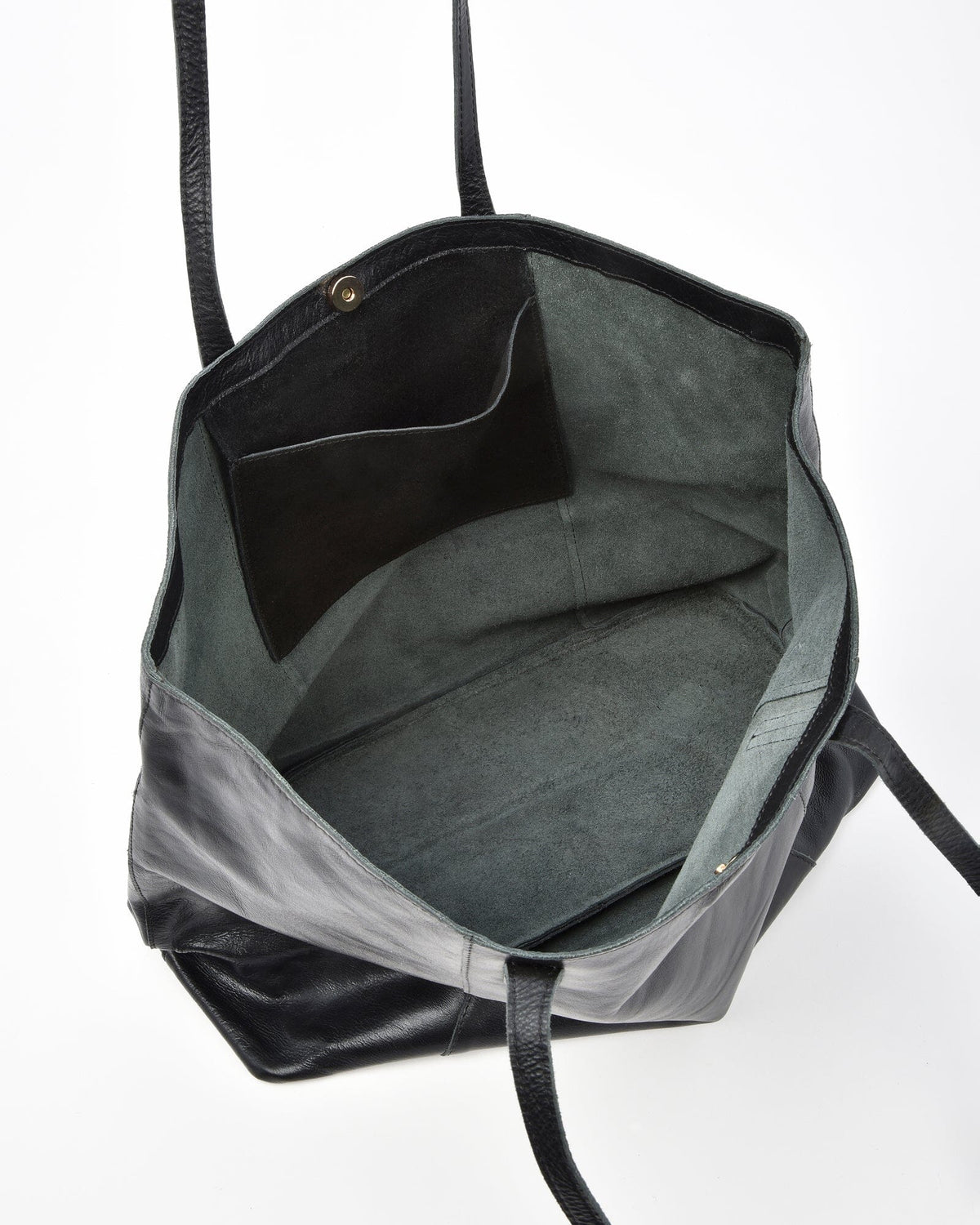 Elara Patent Leather Hobo - Black