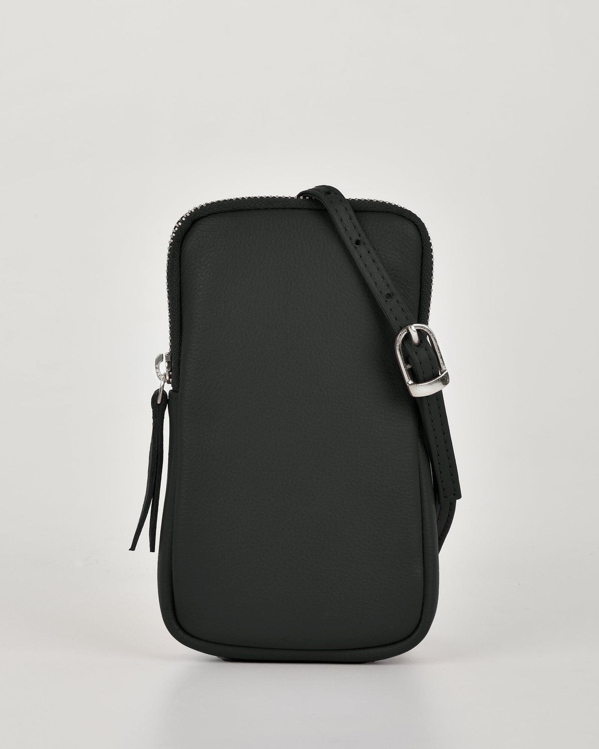 Eliza Leather Zip around Mini Crossbody/Phone Bag