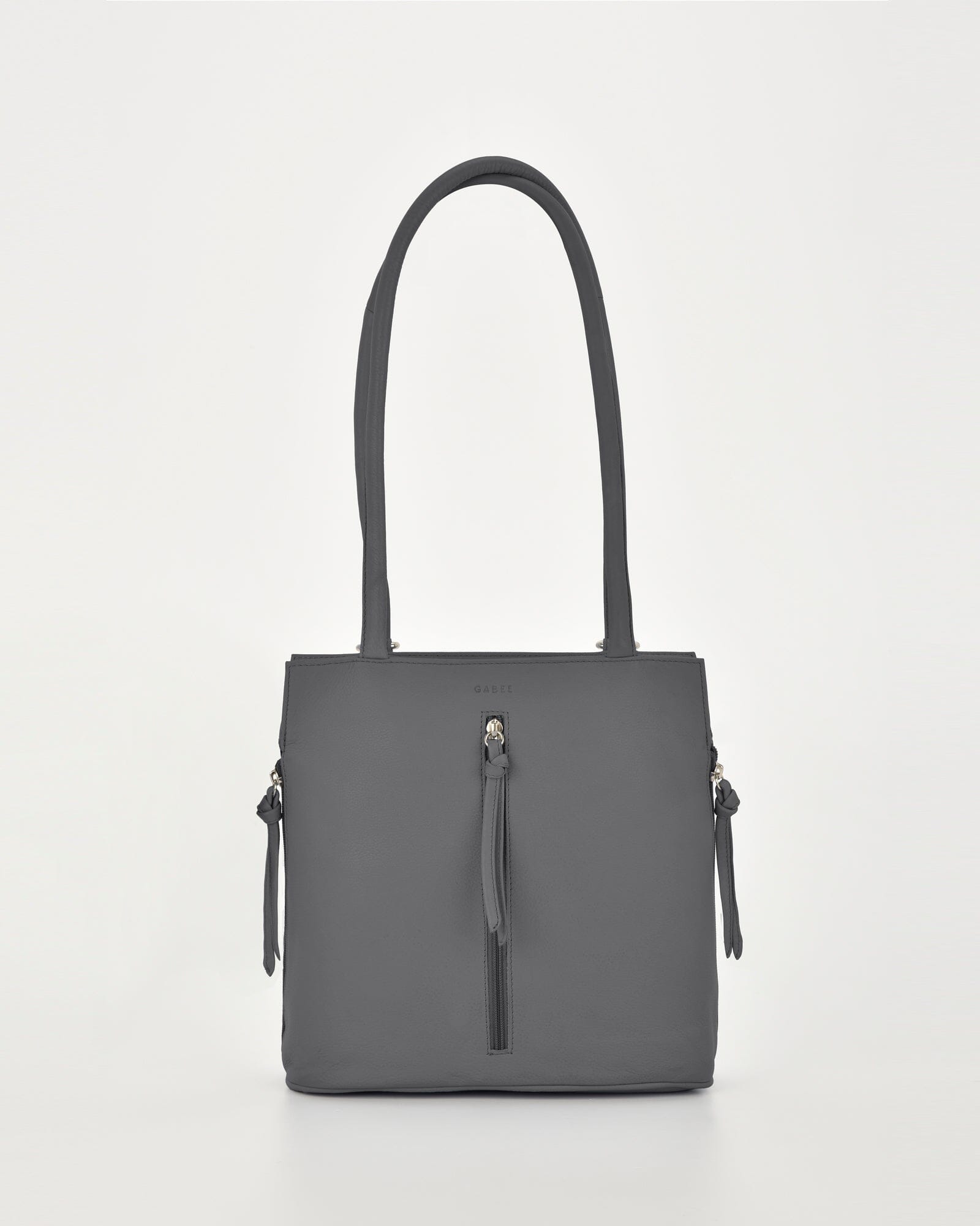 Grey deals backpack handbag