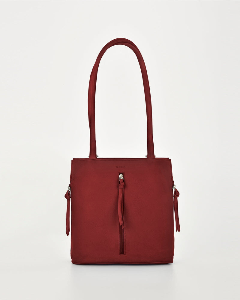 Ellie Leather 2 in 1 Convertible Shoulder Bag / Backpack