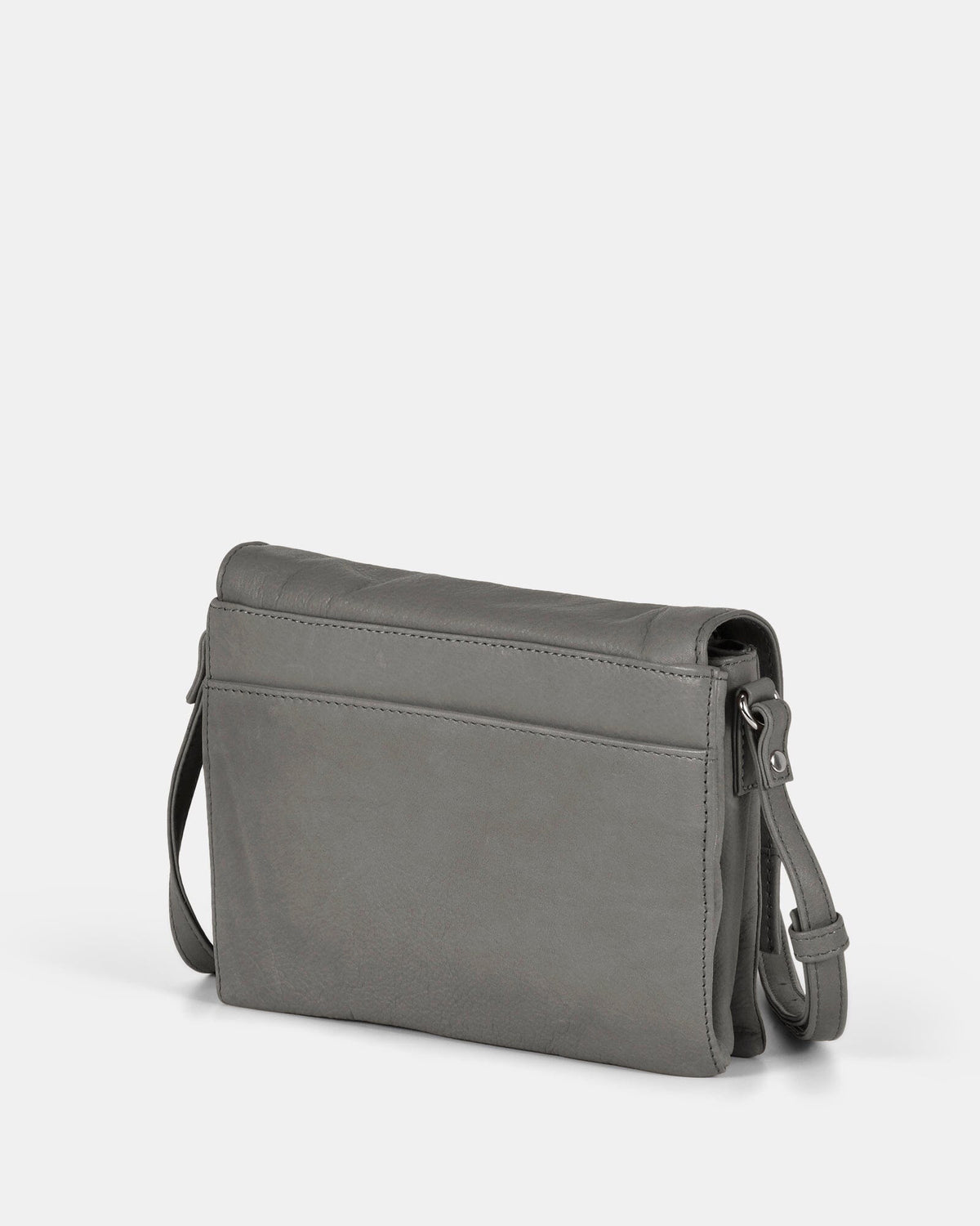 Eloise Leather Crossbody Bag - Denim