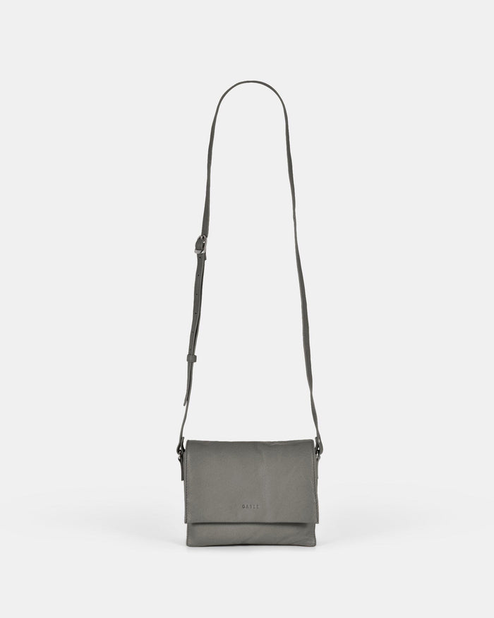 Eloise Leather Crossbody Bag - Denim