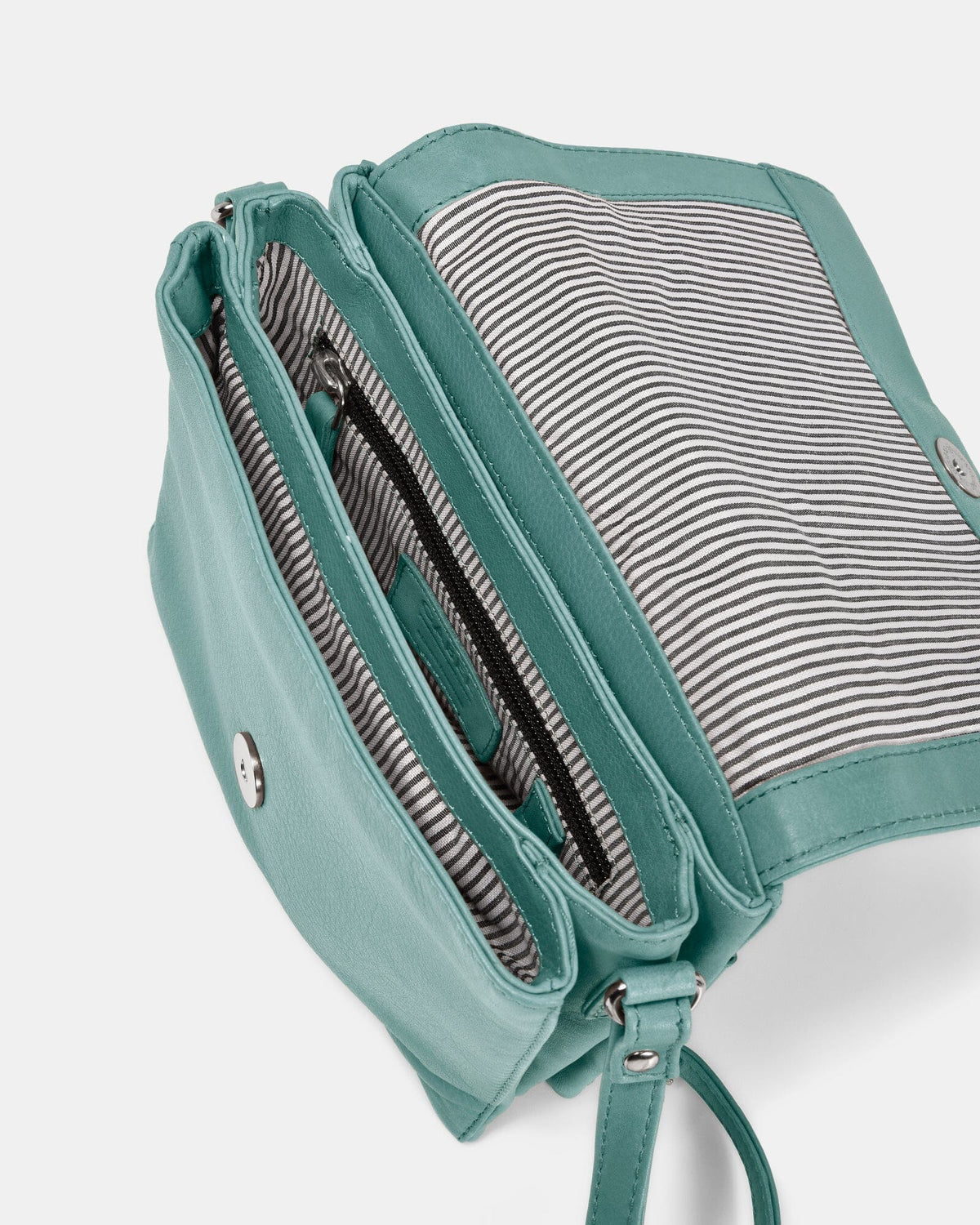 Eloise Leather Crossbody Bag - Ocean