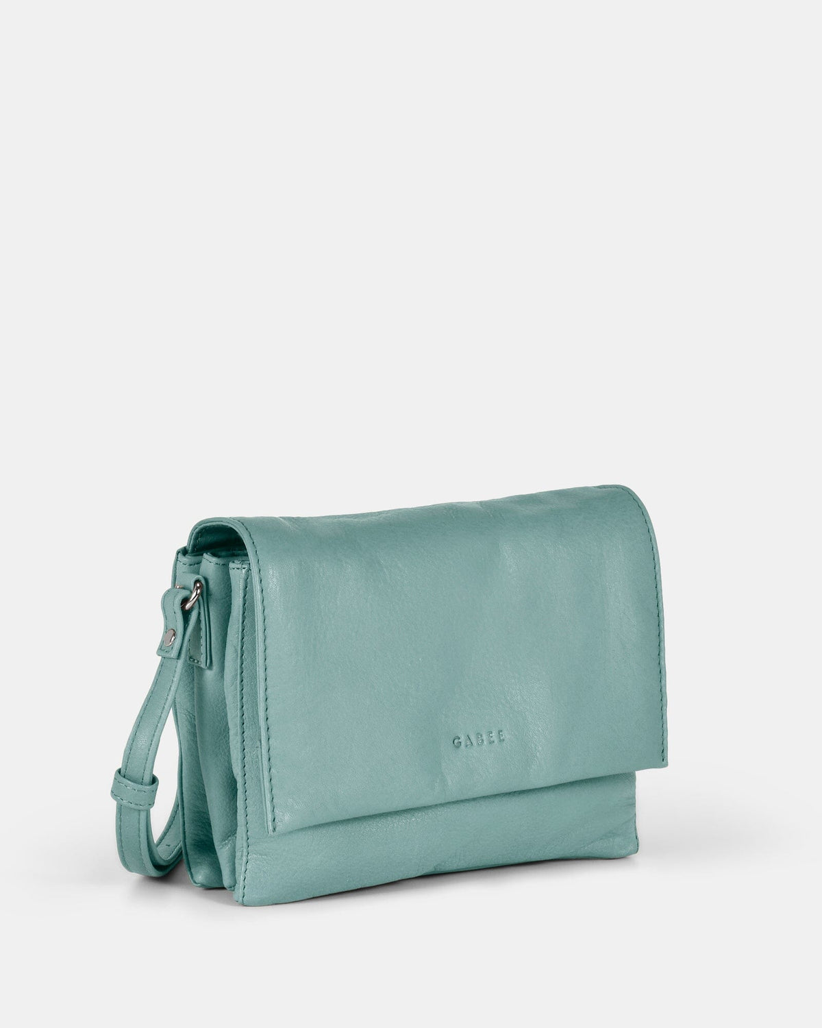 Eloise Leather Crossbody Bag - Ocean