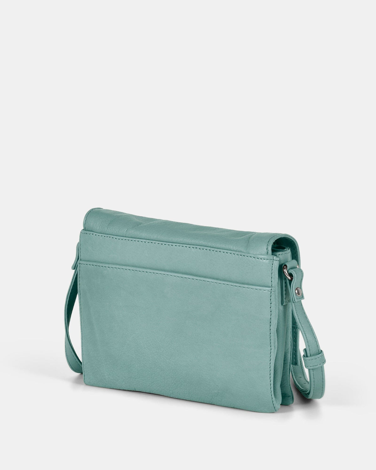 Eloise Leather Crossbody Bag - Ocean