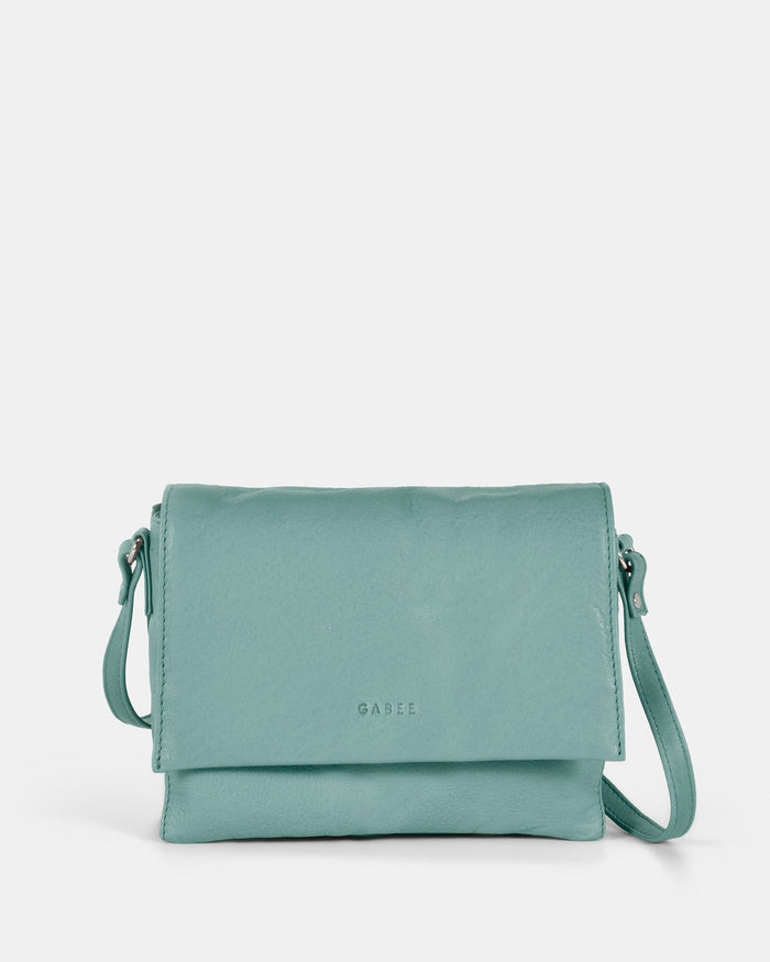 Eloise Leather Crossbody Bag - Ocean