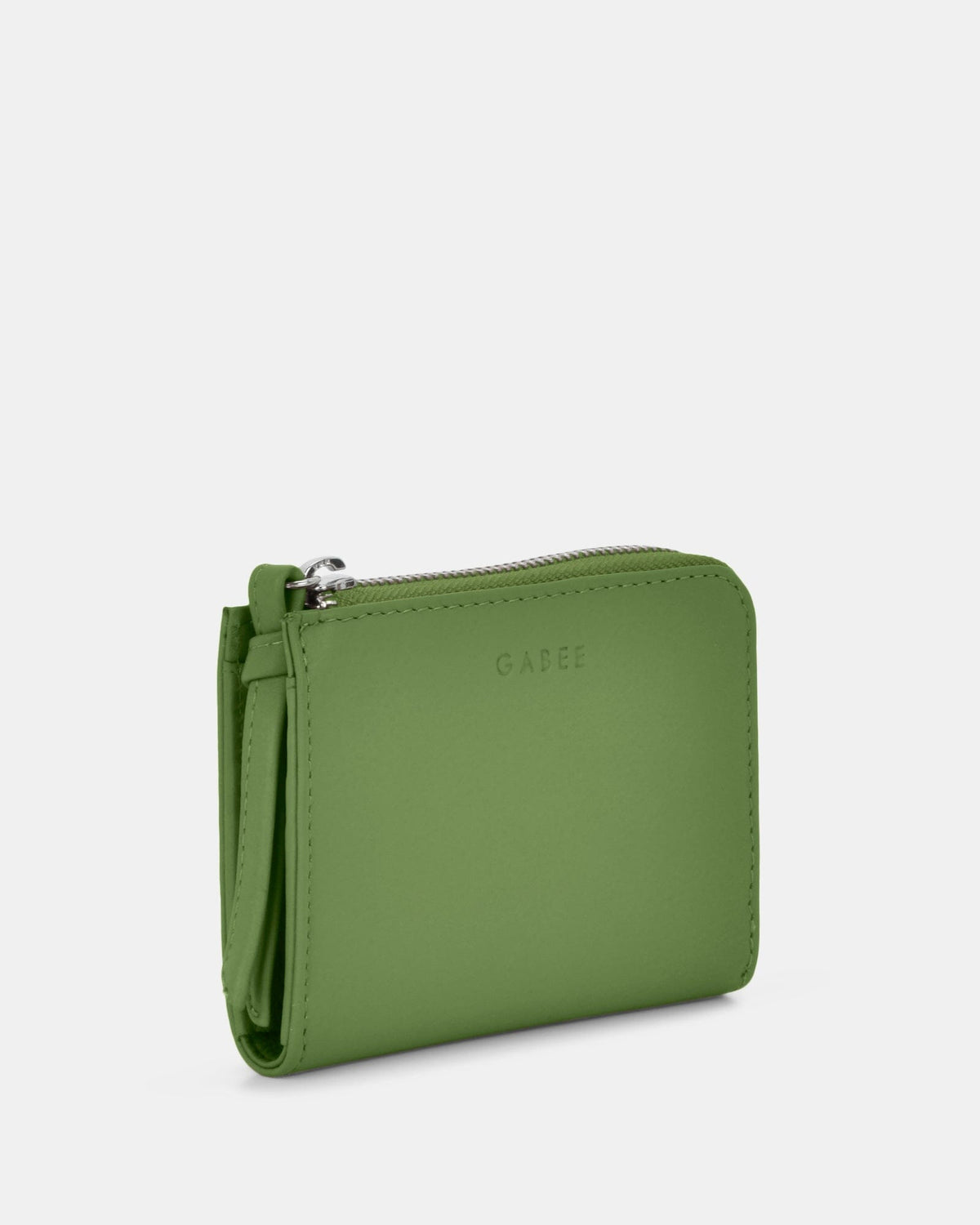 Emmi RFID Safe Leather Small Zip Around Wallet - Pear