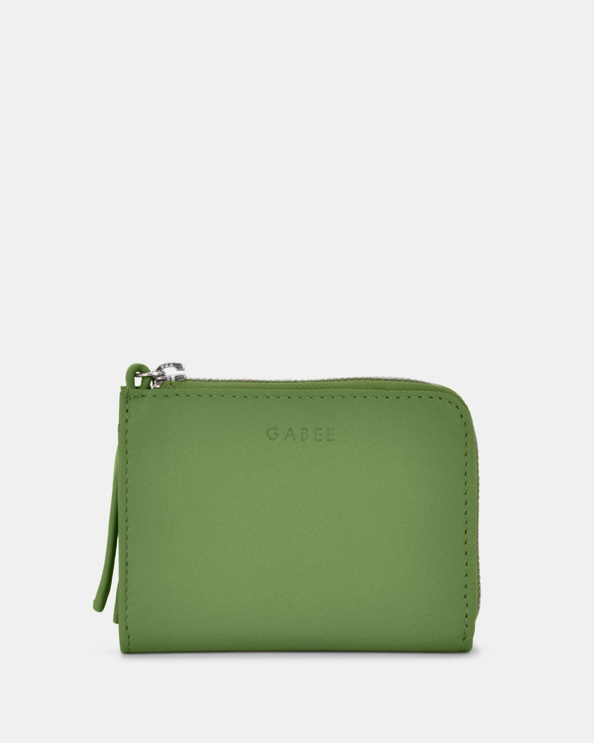 Emmi RFID Safe Leather Small Zip Around Wallet - Pear