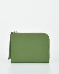 Emmi RFID Safe Leather Small Zip Around Wallet