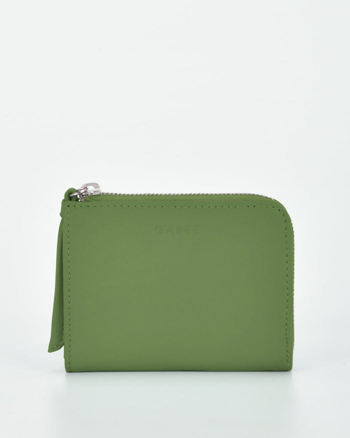 Emmi RFID Safe Leather Small Zip Around Wallet