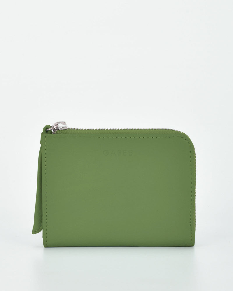 Emmi RFID Safe Leather Small Zip Around Wallet