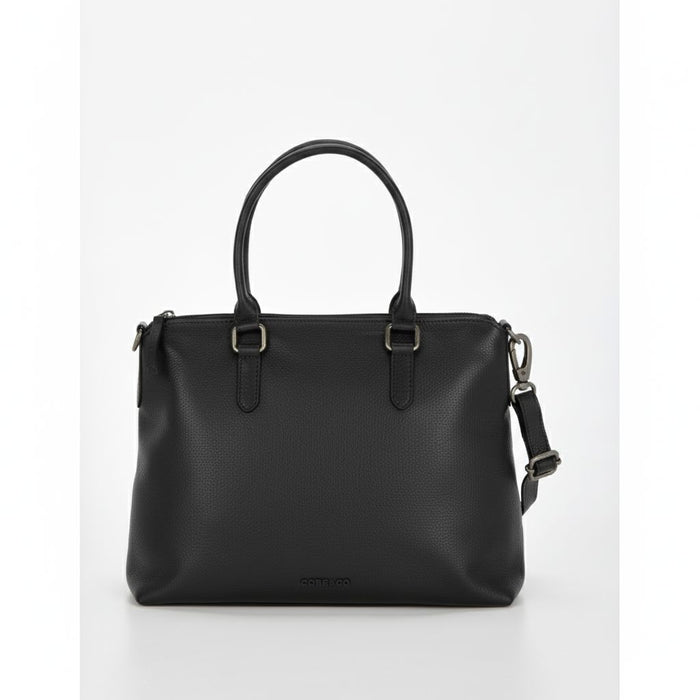 Epping Washed Leather Tote Tote COBB & CO Black 