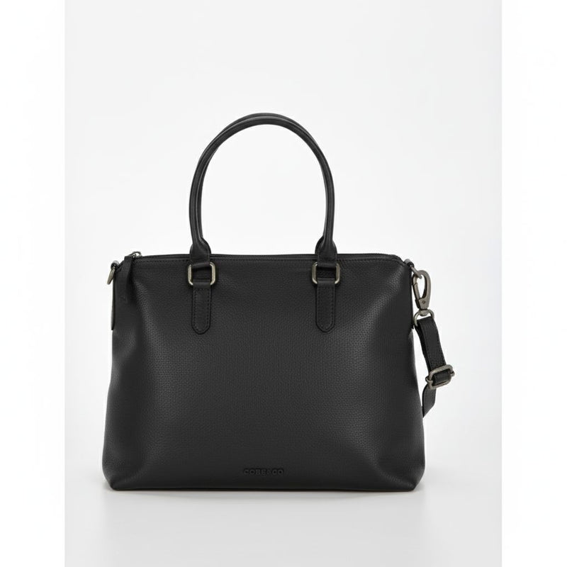 Epping Washed Leather Tote Tote COBB & CO Black 